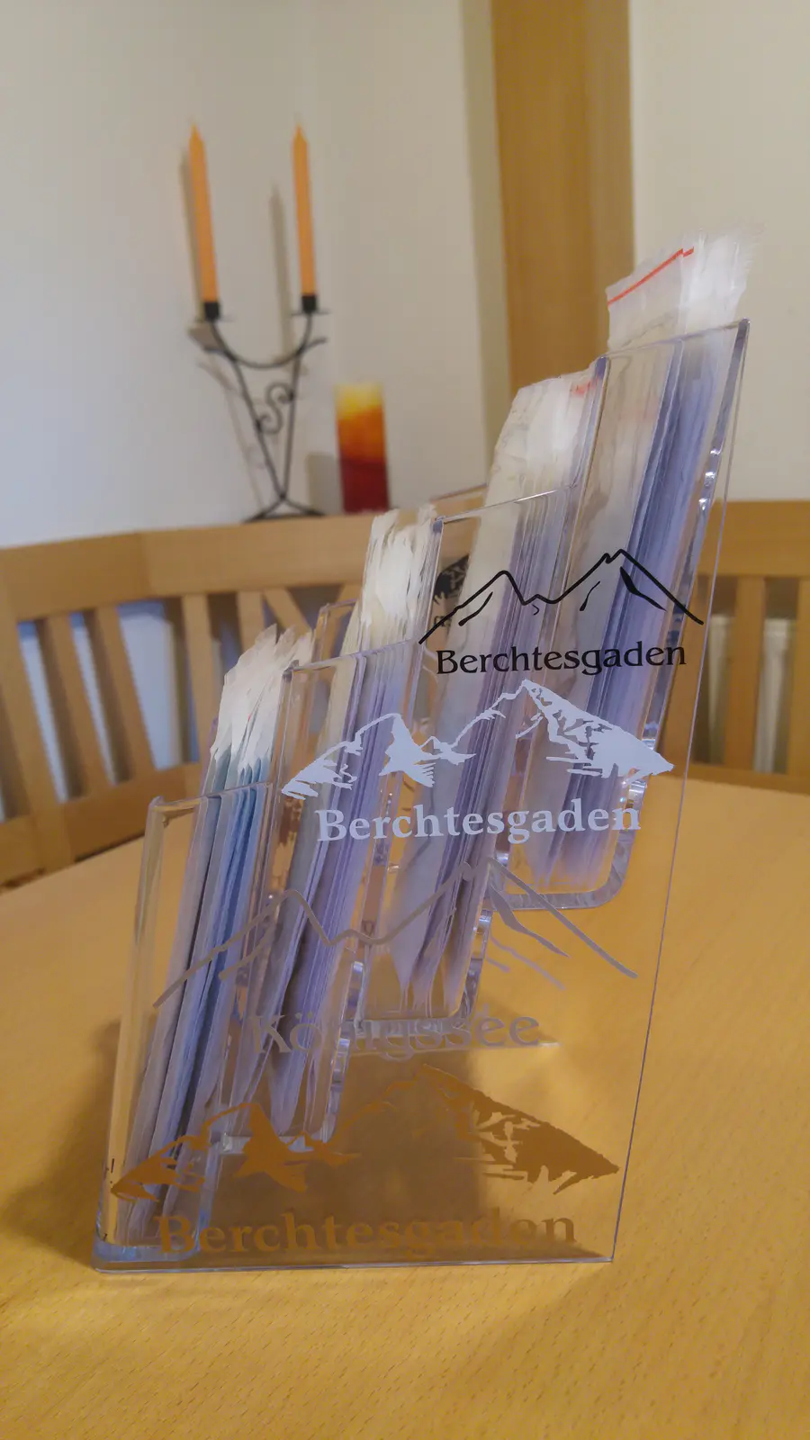 Watzmann-Aufkleber mit Berchtesgaden-Schriftzug